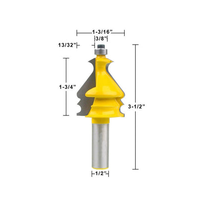 Architectural Base Molding Router Bit