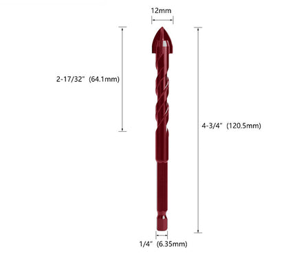 3-12mm Concrete Cobalt Glass Ceramic Drill Bit Set