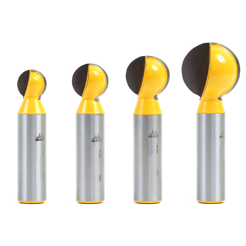 4 Bit Ball End Router Bit Set