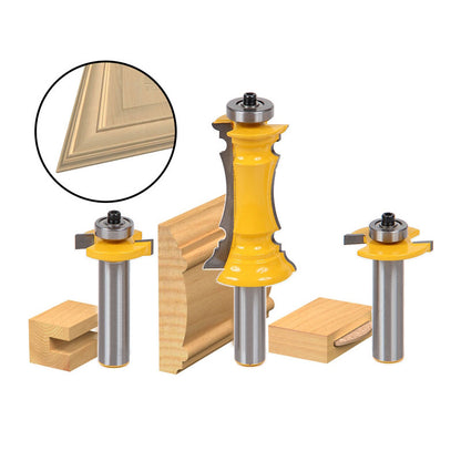 Door Miter Router Bit Frames & Molding Bit Set