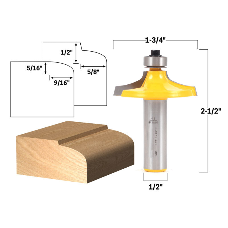 5/8" Thumbnail Table Edge Thumbnail 1/2" Shank Router Bit