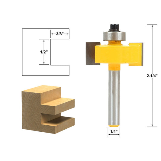 1/2" Slot Slotting & Rabbeting 1/4" Shank Router Bit