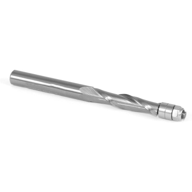 1/4" Up Cut Flush Trim Solid Carbide Spiral 1/4" Shank Router Bit