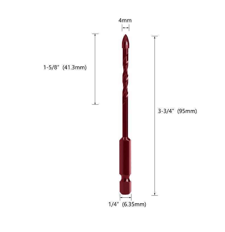 3-12mm Concrete Cobalt Glass Ceramic Drill Bit Set