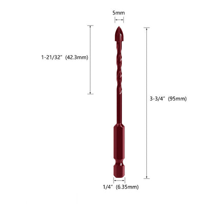 3-12mm Concrete Cobalt Glass Ceramic Drill Bit Set