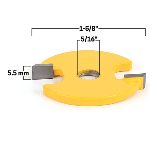 5.5mm Cutter for Rail and Stile Plywood Conversion Kit Router Bit