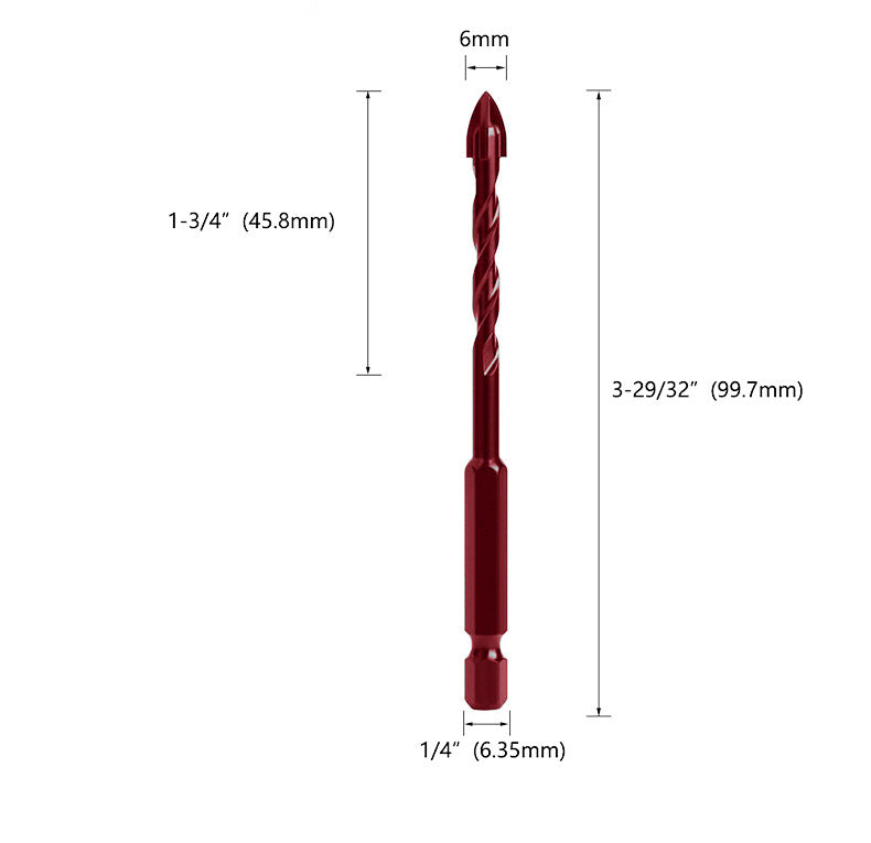 3-12mm Concrete Cobalt Glass Ceramic Drill Bit Set