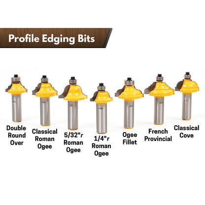 70 Bit 1/2" Shank Router Bit Set