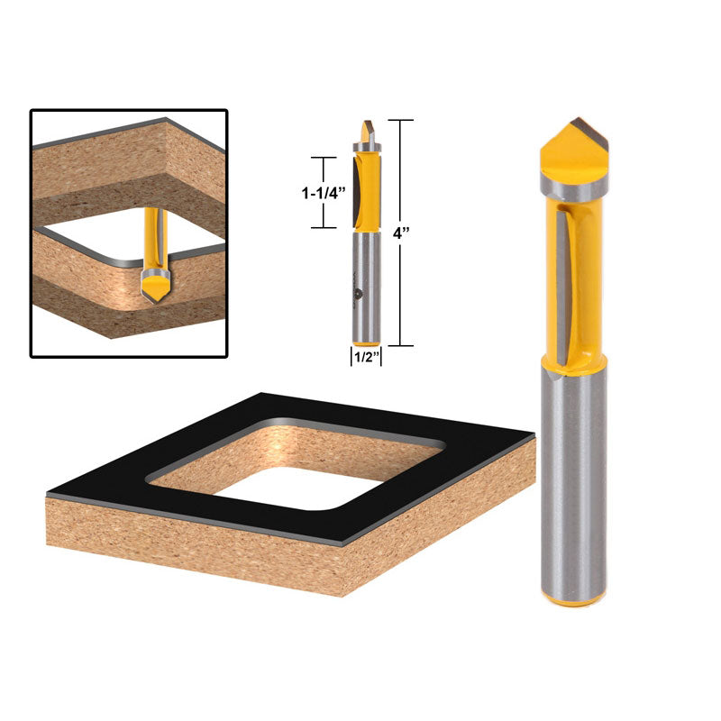 Panel Pilot Flush Trim 1/2" Shank Router Bit