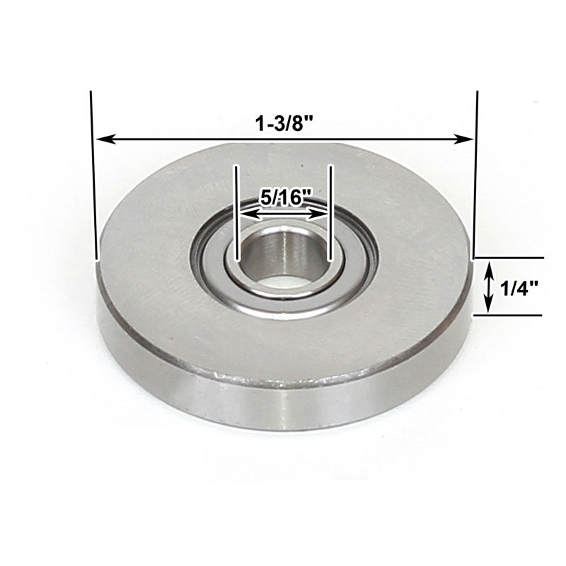 Router Bit Replacement Bearing OD 1 3/8" X ID 5/16" X Height 1/4"