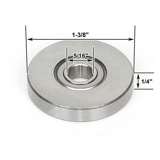 Router Bit Replacement Bearing OD 1 3/8" X ID 5/16" X Height 1/4"