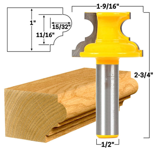 1" Window Sill 1/2" Shank Router Bit