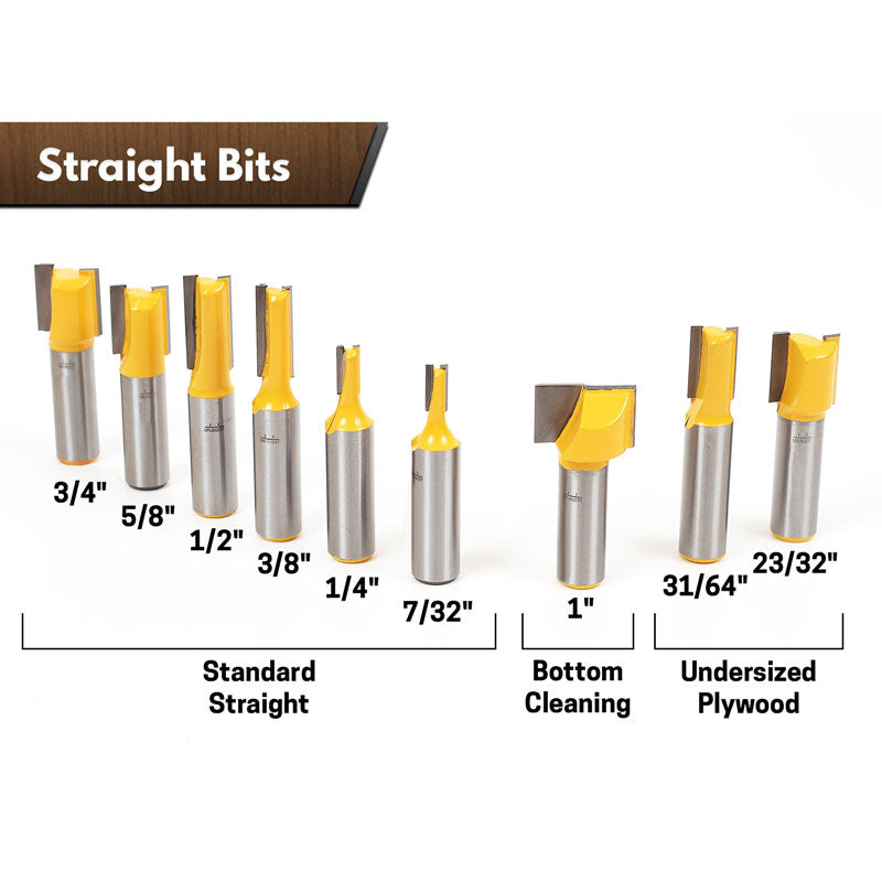 70 Bit 1/2" Shank Router Bit Set