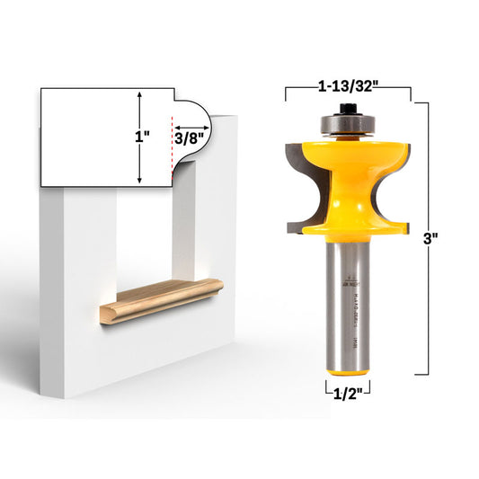 1" Window Sill 1/2" Shank Router Bit