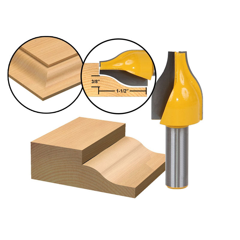 Panel Raiser Vertical Ogee 1/2" Shank Router Bit