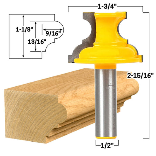 1 1/8" Window Sill 1/2" Shank Router Bit